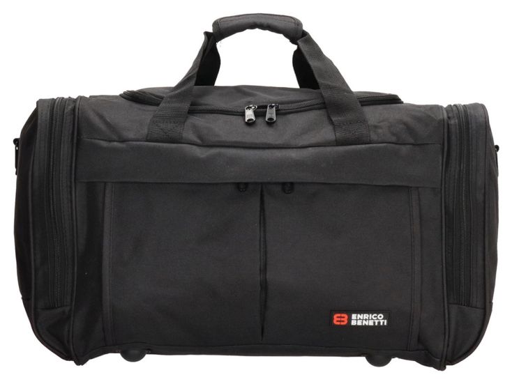 Enrico Benetti Reistas zwart - 87 liter