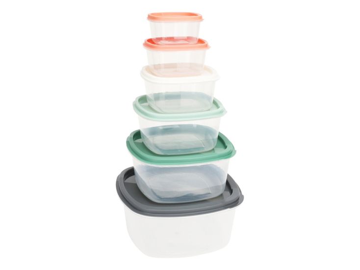 Excellent Houseware voorraaddozen - set van 6
