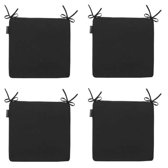 Madison Panama black Zitkussen - Set van 4