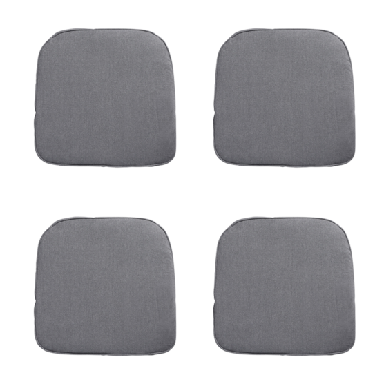Madison Oxford  Zitkussen - Set van 4