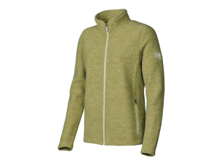 Ivanhoe Beata dames wollen vest - lime green