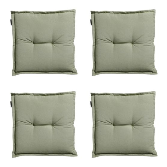 Madison Panama sage Zitkussen - Set van 4