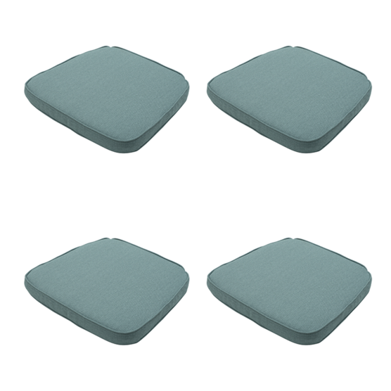 Madison Silver canvas eco+ Zitkussen - Set van 4
