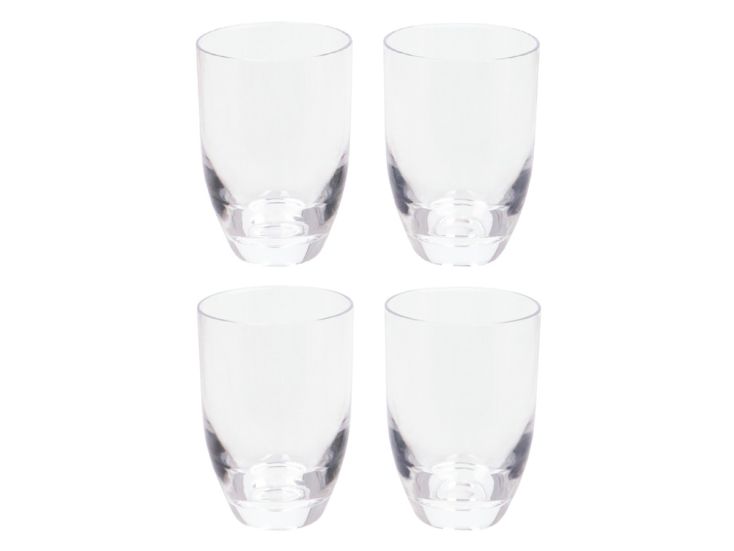 Travellife Feria clear drinkglas - Set van 4