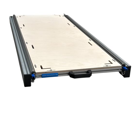 Aluminium Schuifframe Camper 120x40 cm met 9 mm Multiplex