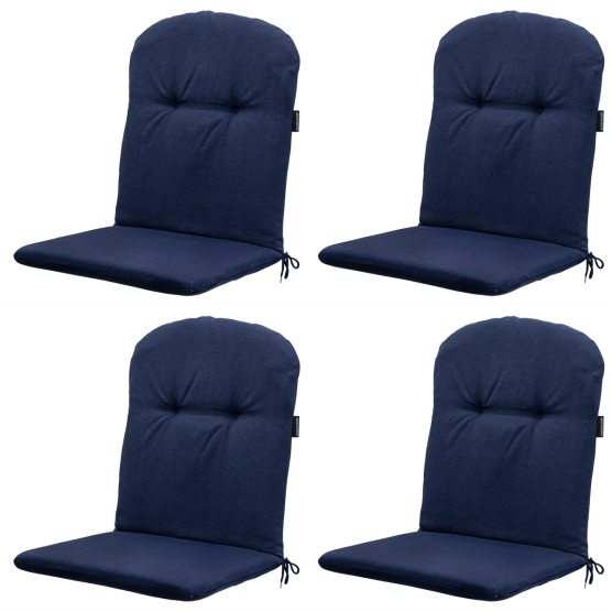 Madison Panama indigo Kuipstoelkussen - Set van 4
