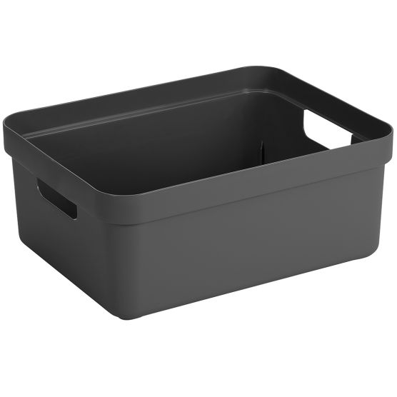 Sunware Sigma home 24 liter opbergbox - Anthracite