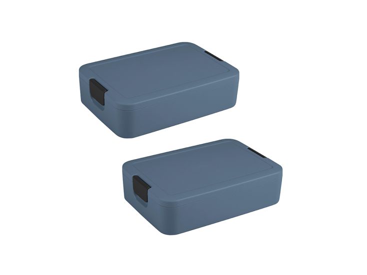 Sunware sigma home Food 2 stuks broodtrommel - blauw
