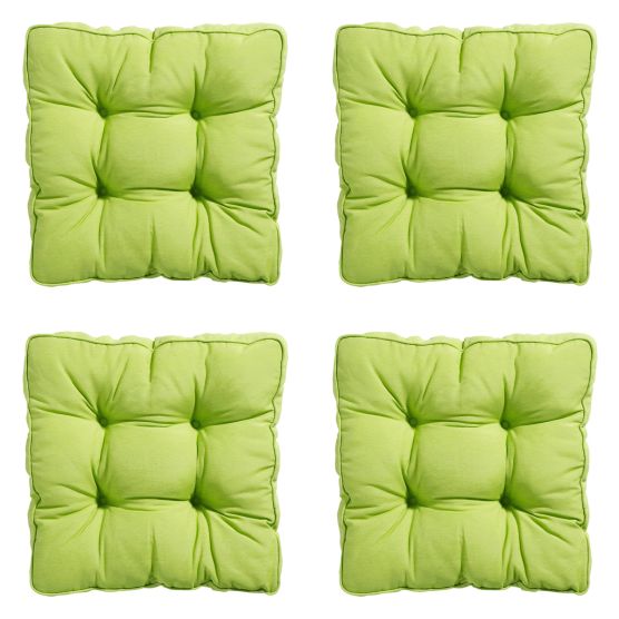 Madison Panama lime Zitkussen - Set van 4