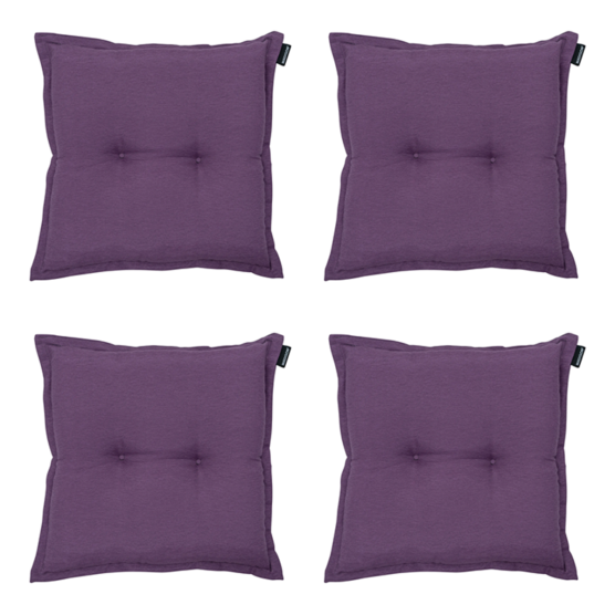 Madison Panama purple Zitkussen - Set van 4