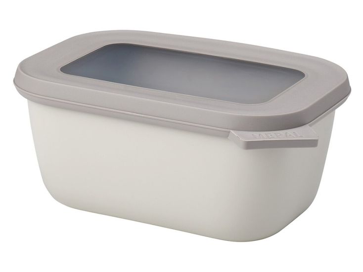 Mepal Cirqula 750 ml rechthoekige vershouddoos - White
