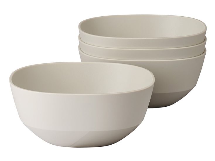 Mepal Silueta 750 ml set van 4 serveerschalen - White