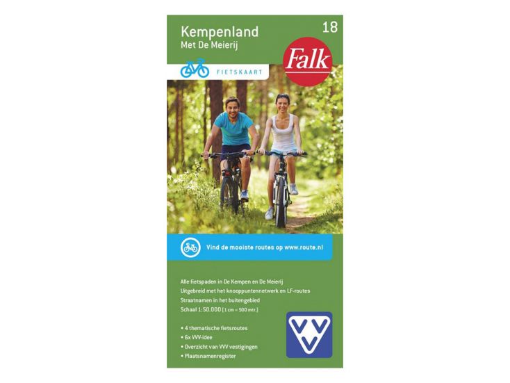 Falk Kempenland Met De Meierij 18 fietskaart