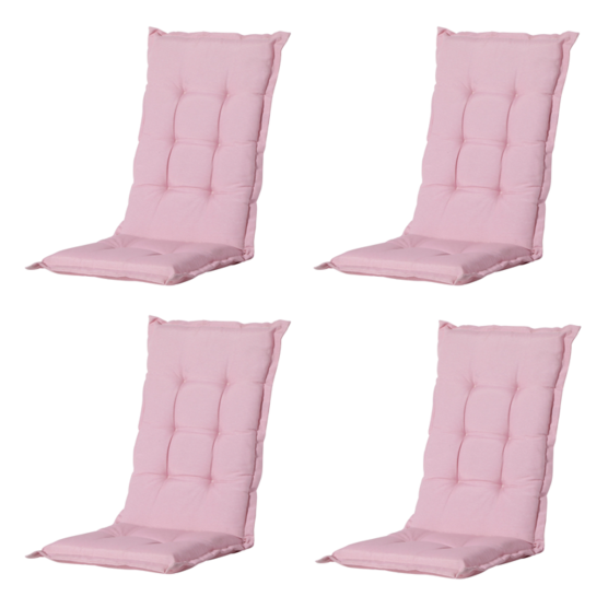 Madison Panama soft pink Tuinstoelkussen - Set van 4