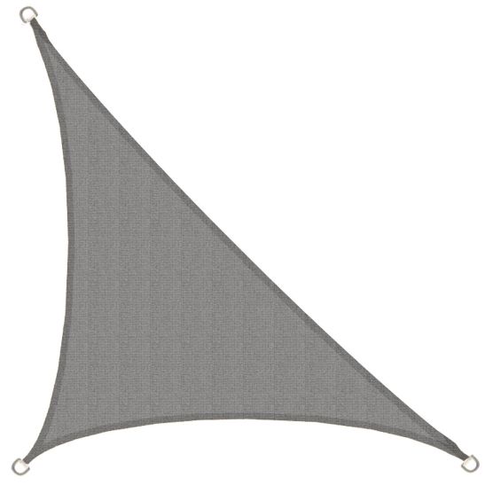AMANKA 3,5 x 2,5 HDPE schaduwdoek - Grey