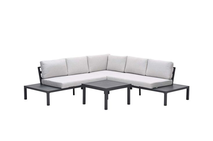 Garden Impressions Prinos 4-delige loungeset - carbon black