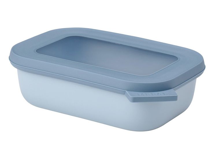 Mepal Cirqula 500 ml rechthoekige vershouddoos - Light Blue