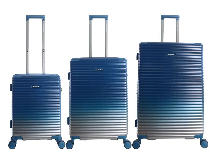 Saxoline Blue Elite 55/65/74 cm reiskofferset - Blue
