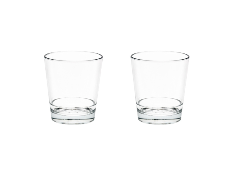 By Caryl 360 ml set van 2 kunststof drinkglazen