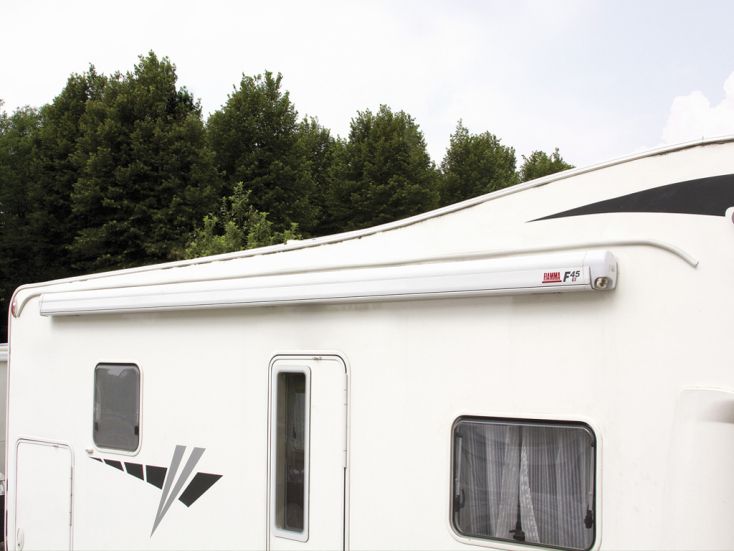 Fiamma Drip Stop regengoot wit 300 cm