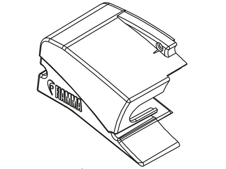 Tweedekans Fiamma eindkap cassette links F40