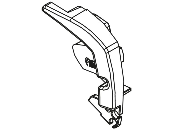 Fiamma eindkap voorlijst links F80S Deep Black