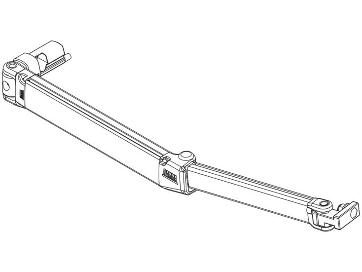 Fiamma knikarm rechts F45S 260