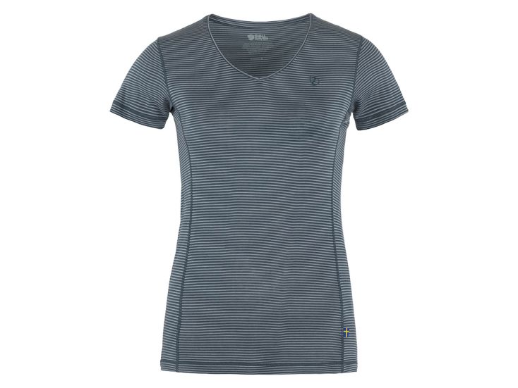 Fjällräven Abisko Cool dames T-shirt - Indigo Blue