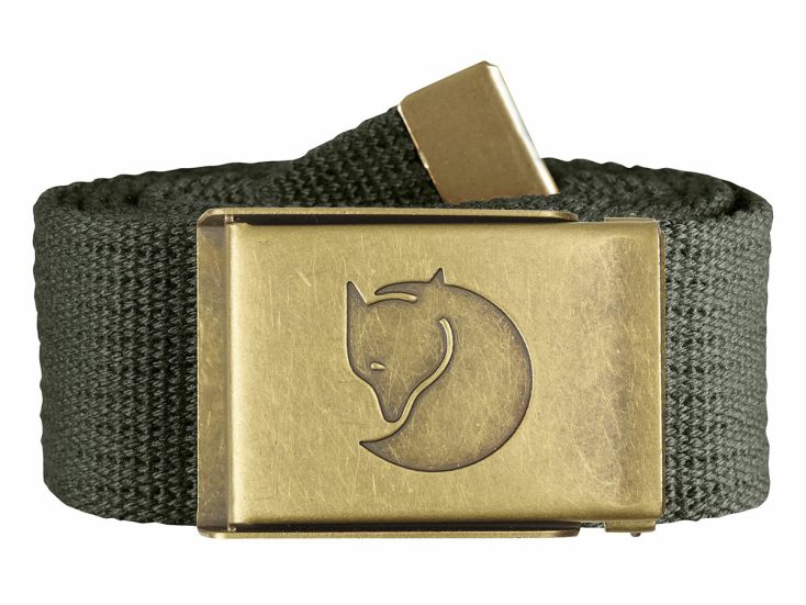 Fjällräven Canvas Brass riem - Mountain Grey