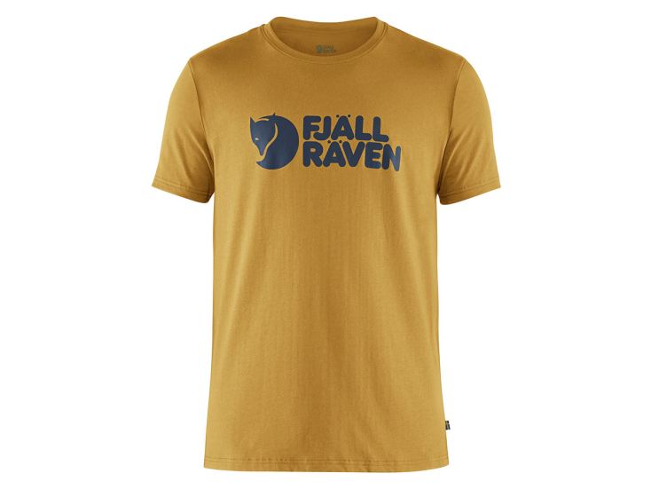 Fjällräven Logo heren T-shirt - Ochre