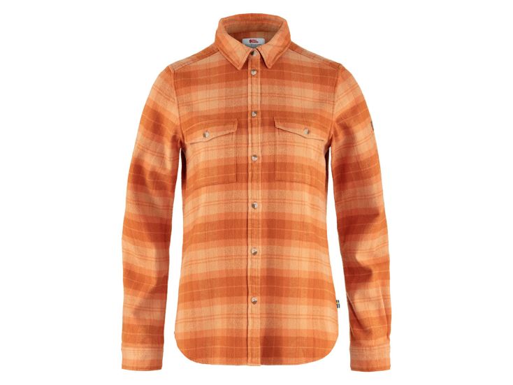 Fjällräven Övik Heavy Flannel Peach dames overhemd
