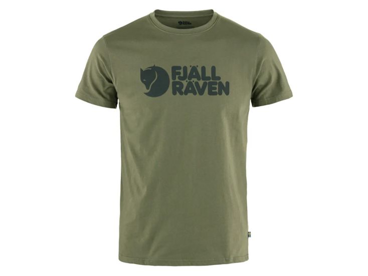 Fjällräven Logo heren T-shirt - Laurel Green