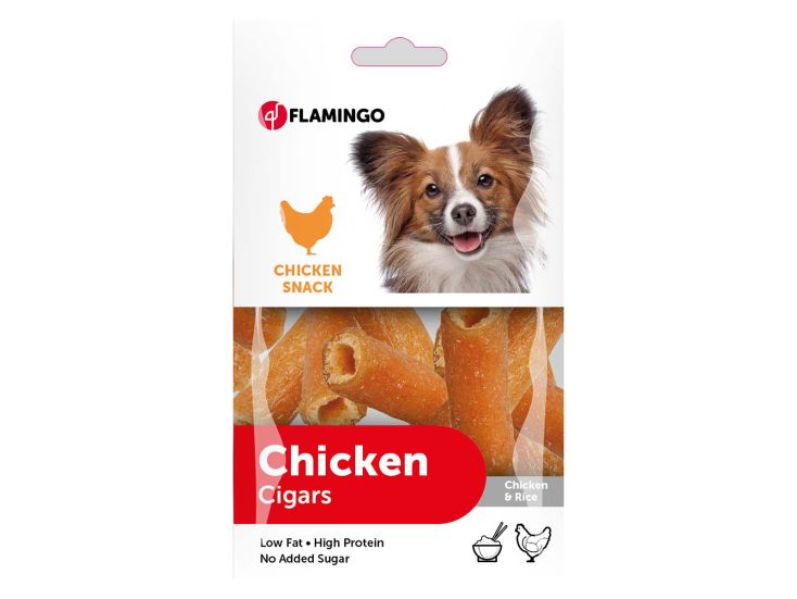 Flamingo Chicken Cigars hondensnack