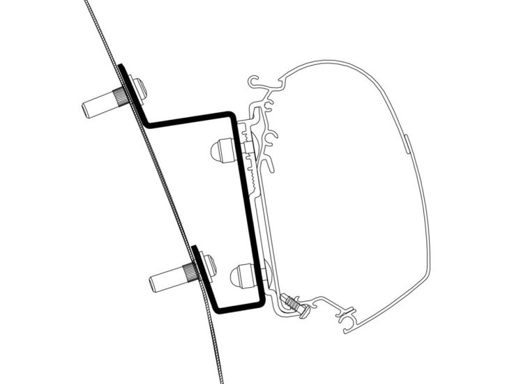 Thule adapter 5200 Ford Transit H3