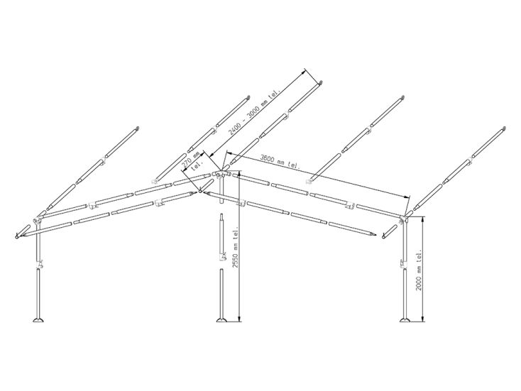 Tweedekans Piper voortentframe PowerGrip staal 28 mm maat 11 - 20