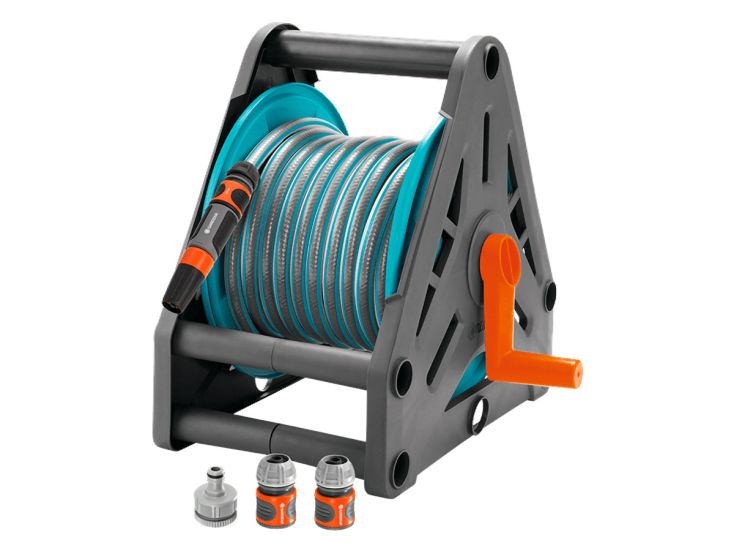 Gardena 15 meter wandslanghouder set