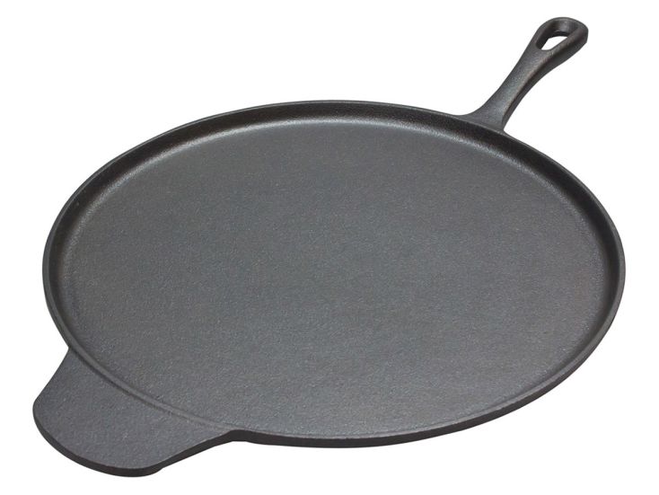 Gietijzeren pizzapan