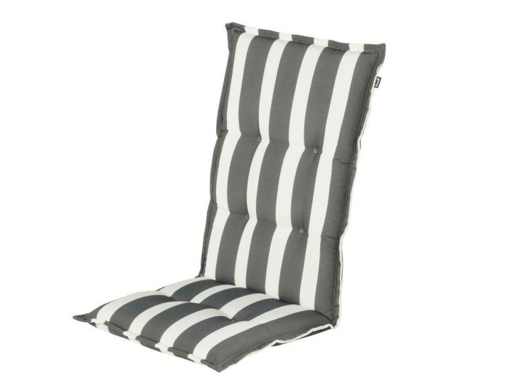 Hartman Roma Grey hoge rug tuinkussen