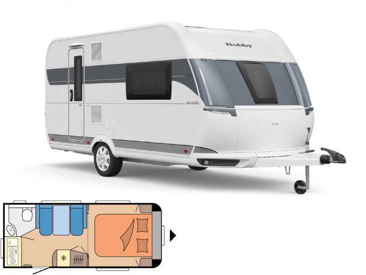 Hobby 460 SFF De Luxe 2026 caravan