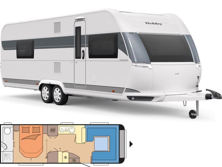 Hobby Prestige 720 WQC 2026 caravan