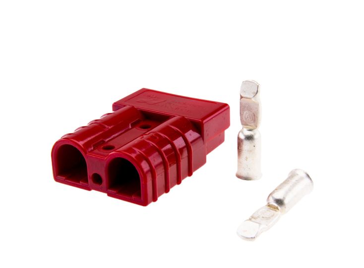 Hoge stroom connector 16 mm² 50A - red