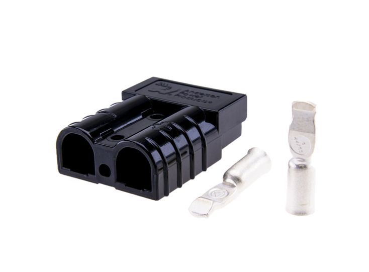 Hoge stroom connector 16 mm² - 50A zwart