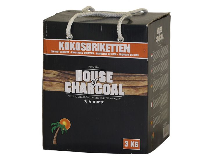 House of Charcoal 3 kg kokosbriketten