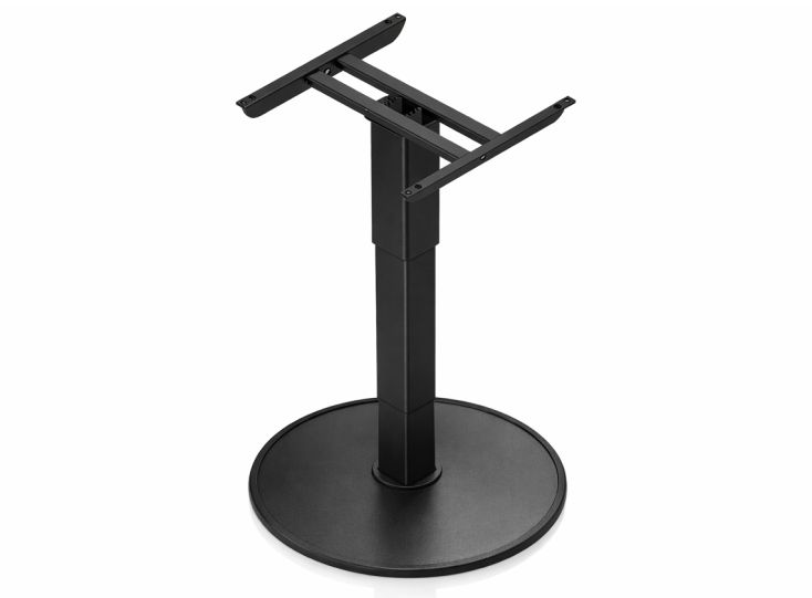 Ilse vrijstaande lifttafelpoot - black