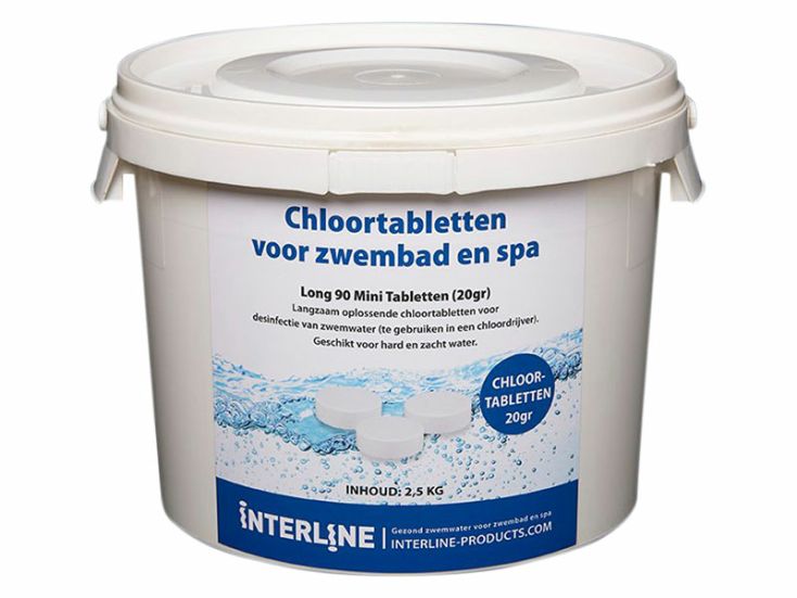 Interline 20 grams chloortabletten - 2,5 kg