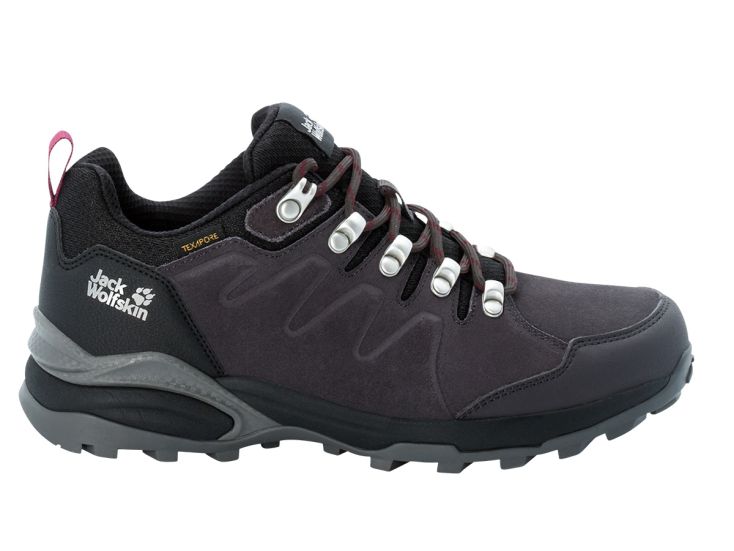 Jack Wolfskin Refugio Texapore Low Dark Steel dames wandelschoenen