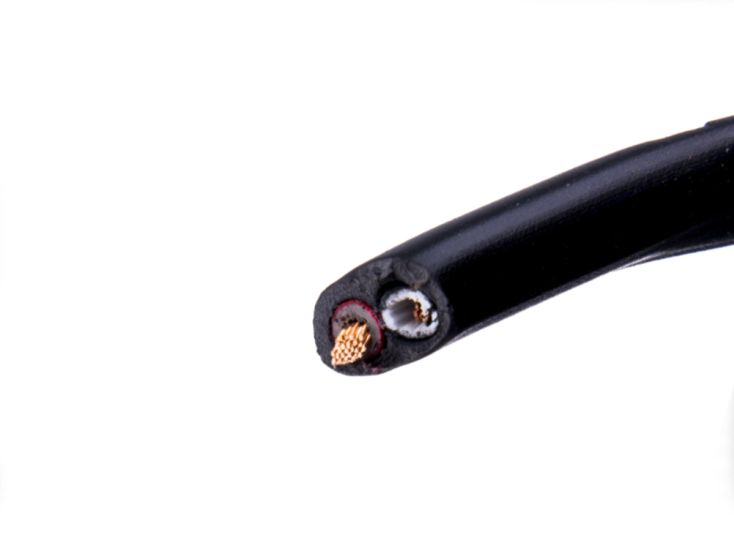 Kabel 2-aderig - 2x1.5mm² 5m