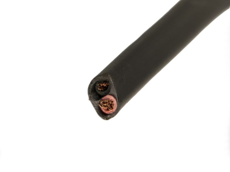 Kabel 2-aderig - 2x2.0mm² 5m