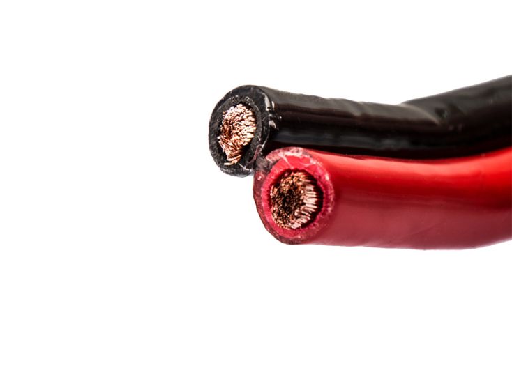 Kabel 2-aderig 2 x 16 mm² rood/zwart Twinflex - 1 meter