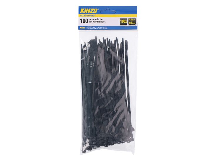 Kinzo 4,8 x 200 mm kabelbinders